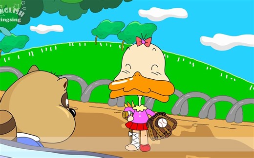 92、Lesson 17_(B)Let's play baseball. - Cartoon Story