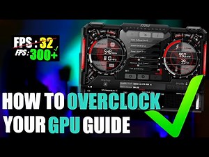 🔧 Comment OVERCLOCKER sa Carte Graphique - TUTO OVERCLOCKING| Gagner des FPS en Jeu GRATUITEMENT