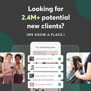 Grow with our all-in-one software AND Mindbody Marketplace—a powerful tool with millions of active users. | Mindbody