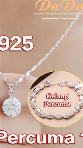 925 Silver-Plated Shambala Necklace and Bracelet Set