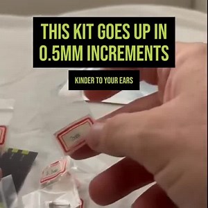 Glass Ear Stretching Kit | Pain-free 0.5mm Jump Dead Stretching Kit | Biocompatible | 1.6mm (14g) - 10mm (00g) | Ear Gauges ***NO TARIFFS! - Etsy