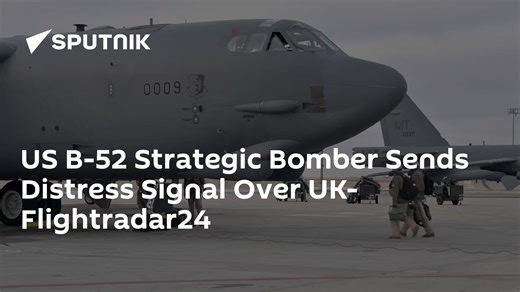 US B-52 Strategic Bomber Sends Distress Signal Over UK- Flightradar24