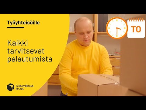 Kaikki tarvitsevat palautumista