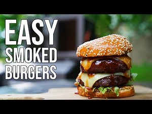 Easy Smoked Burger Recipe on the Pit Boss Pellet Grill