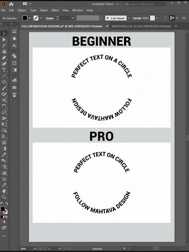 Perfect Circle Text in Adobe Illustrator? Easy. 🎯
