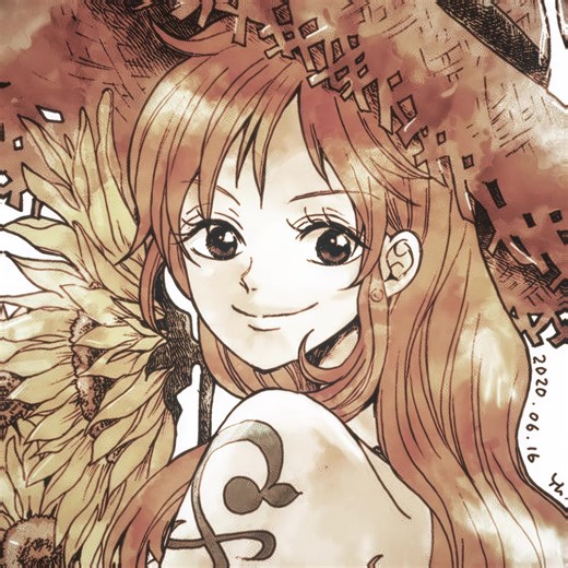 KISSES! my all time fav in one piece | slide tutorial and shakes in bio! | #nami #onepiece