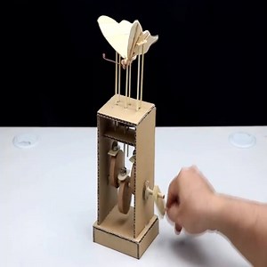 1.7K views · 45 reactions | DIY cardboard butterfly automata toy | Hello Kids | Facebook