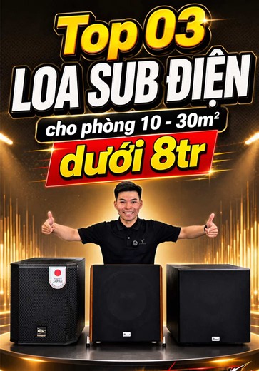 Top 3 loa sub điện cho phòng 10 - 30m2 dưới 8tr CHỌN ĐÚNG không CHỌN THỪA #karaoke #loakaraoke #dankaraoke #baochauelec #sub