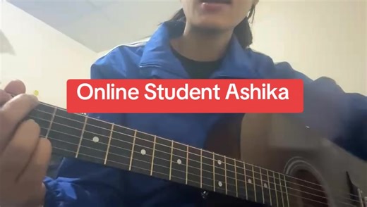 Online Guitar Lessons with Ashika from MSN Music Academy