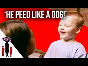 Kid Pees On Floor While In Naughty Room | @Supernanny