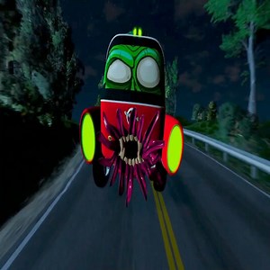 Big & Small:McQueen and Mater VS ALIEN TRUCK ZOMBIE Slime Halloween apocalypse cars in BeamNG.drive part 16 | Beamng Game