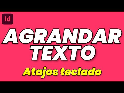 COMO AGRANDAR TEXTO EN IDNESIGN | ADOBE INDESIGN TUTORIAL