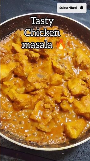 Tasty Chicken Masala Recipe 🍗 | Dhaba Style Chicken| Easy & Spicy Chicken Masala #cooking😋