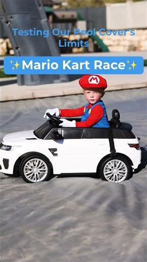 Testing Our Pool Cover's Limits #shorts