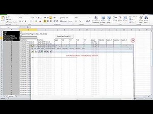 Logging data to spreadsheet CLX_Tags_OPC.xlx from Allen-Bradley PLC