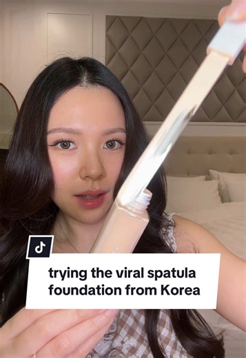 trying the viral spatula foundation from Entropy! BAGUS TERNYATAAA 😭 beli di beautyy_makeeup toko 🍊 atau igoy ya #spatulafoundation #foundation #entropy #koreanmakeup #kbeauty #entropymakeup