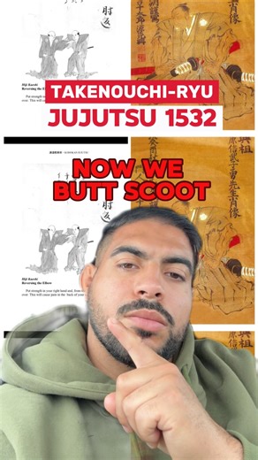 Steven on Instagram: "Takenouchi-ryu was built for samurai, not sport. Over time, jujutsu became Judo... then modern sport jiu-jitsu. Guard pulling and butt-scooting aren’t accidents they’re products of rules and modern needs. Same roots. Different goals. Source: Kodokan Jujutsu Translated by Eric Shahan #judo #bjj #brazilianjiujitsu #martialarts #jiujitsu"