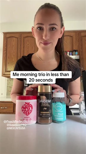 Never fails to put me in a good mood! #trio #morningroutine #coffee #vitamins #creatine