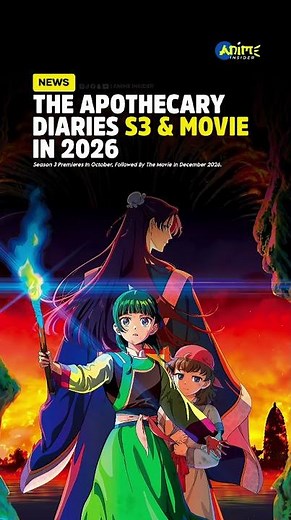 🌿 The Apothecary Diaries is coming back with not one, but two new projects! #animenews #anime