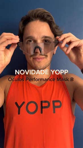 Yopp - Óculos Esportivos on Instagram: "Novos óculos performance 😎 A coleção Mask B, com armação aerodinâmica e peso de somente 20g, chegou para ser o seu mais novo companheiro na busca pelo seu recorde pessoal! Sua prova alvo já tá planejada? tá na hora de garantir o seu novo óculos também! 🤩 #VaideYopp"
