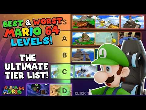 Super Mario 64: The ULTIMATE Level Tier List