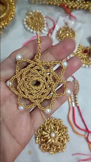 How to crochet a simple beaded earrings tutorial for beginners# how # diy