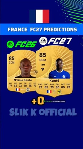 France In FC 27 Predictions #fc26#eafc27#fifa #football #fc27 #fifacards