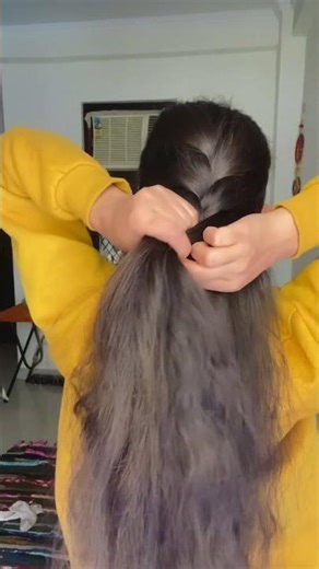 Easy Single French braid Hairstyle Tutorial #hairstyles #youtubeshorts