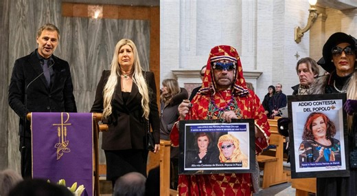 Patrizia De Blanck, il funerale oggi a Roma: folla di vip e amici. La figlia: «Non mi aspettavo tutto questo amore»