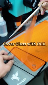 Cover Glass with OCA #phonerepair #coverglass #OCA #coverglasswithoca | Flycdi Screen