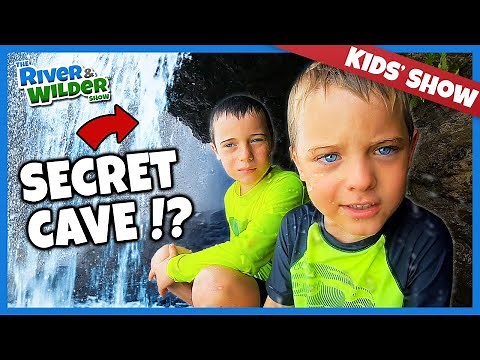 SECRET CAVE under a WATERFALL? | River and Wilder in Hawaii