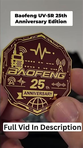 Unboxing the BAOFENG 25th Anniversary Edition! #shorts