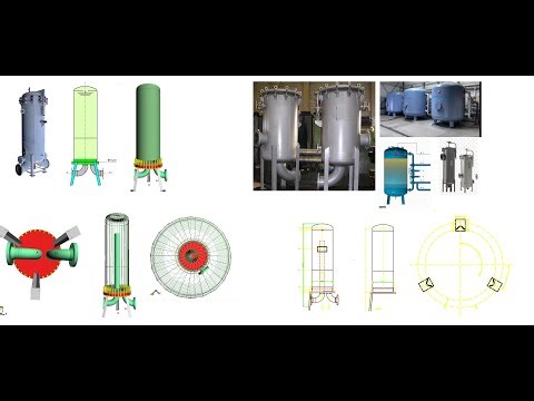 Design and analysis of pressurized metal vacuum filter for water treatment using Bentley AutoPIPE.