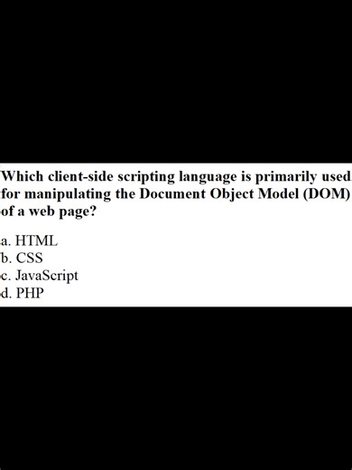 Client-Side Scripting#exitexamethiopia #csexitexam #computerscience #computersecurity #computerexam #exit #BFS #OOP #javascript #css#javascriptdeveloper
