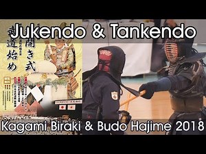 Jukendo & Tankendo Demonstration - Nippon Budokan Kagamibiraki 2018