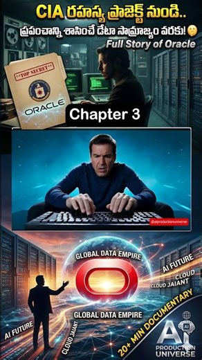 Chapter 3 || #Oracle #facts #new ప్రపంచాన్నే శాసించే డేటా సామ్రాజ్యం వరకు! Full Story of Oracle |ai