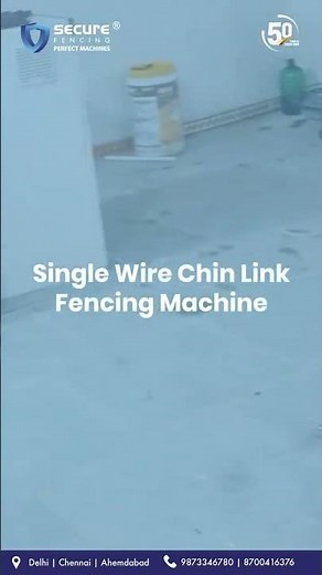 Automatic Grassland Fencing Machine - Secure Chain link fence manufacturing machine #fencingmachine