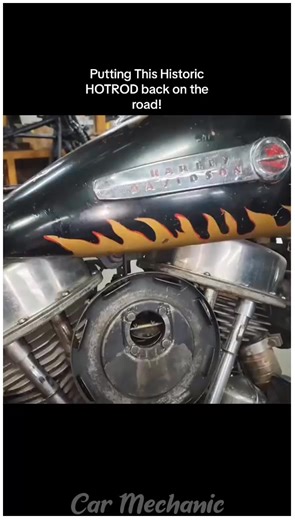 Putting This Historic HOTROD back on the road! #harleydavidson #motorcycle #harley _GGS_CUT | Crafts People3