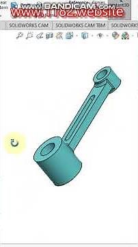 Two Cylinder Engine Connecting Rod Design in SolidWorks | Part 4 #Shorts #solidworks #cad #caddesign