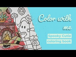 (#46) Color with me | 🔥Spooky Cutie💚 by Coco Wyo | relaxing art process