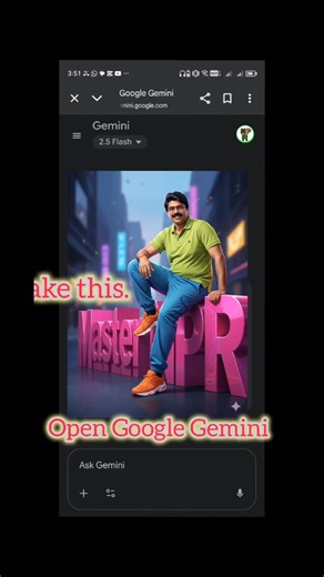 86K views · 222 reactions | Sitting on your name /Gemini Photo creating technic | Yen Pee Aar | Facebook