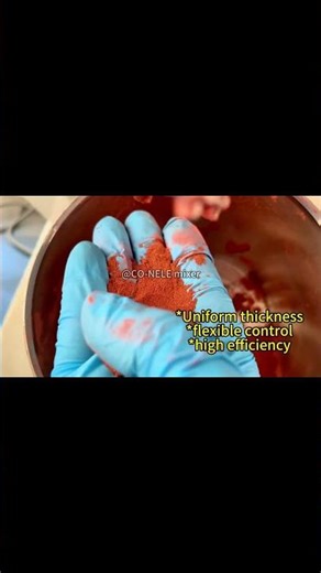 Intensive mixer_Copper powder coated diamond_Coating process