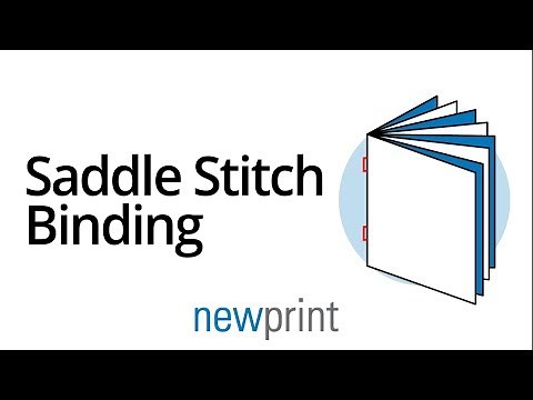 Saddle Stitched Bound Books