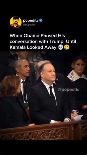 Why Did Obama Stop talking ? 😳