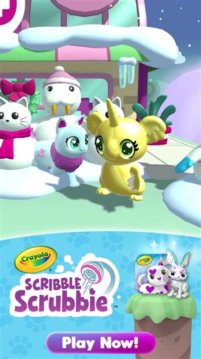 Scribble Scrubbie App Holiday Winter Glow-Up