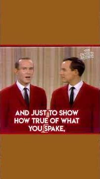 He has a way with words 🤨 #tommysmothers #classictv #smothersbrothers