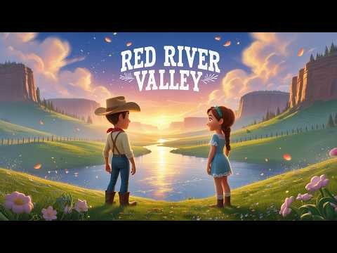 Red River Valley | Gentle Kids Song Animation | Sweet 3D Cartoon Sing-Along