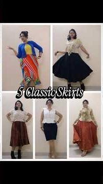 5 classy skirts from my wardrobe that look fab on anyone🤩 #shorts #skirts