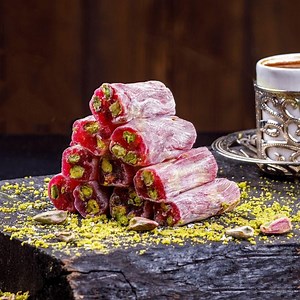 Pomegranate Pistachio Turkish Delight: Gourmet Handmade Lokum - Etsy