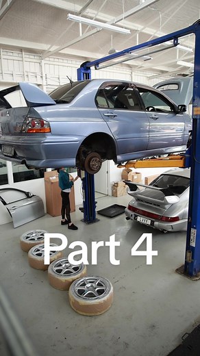 fix abandoned Mitsubishi Evo8 - part 4 #sonnyG